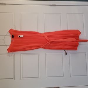 Orange RB midi dress